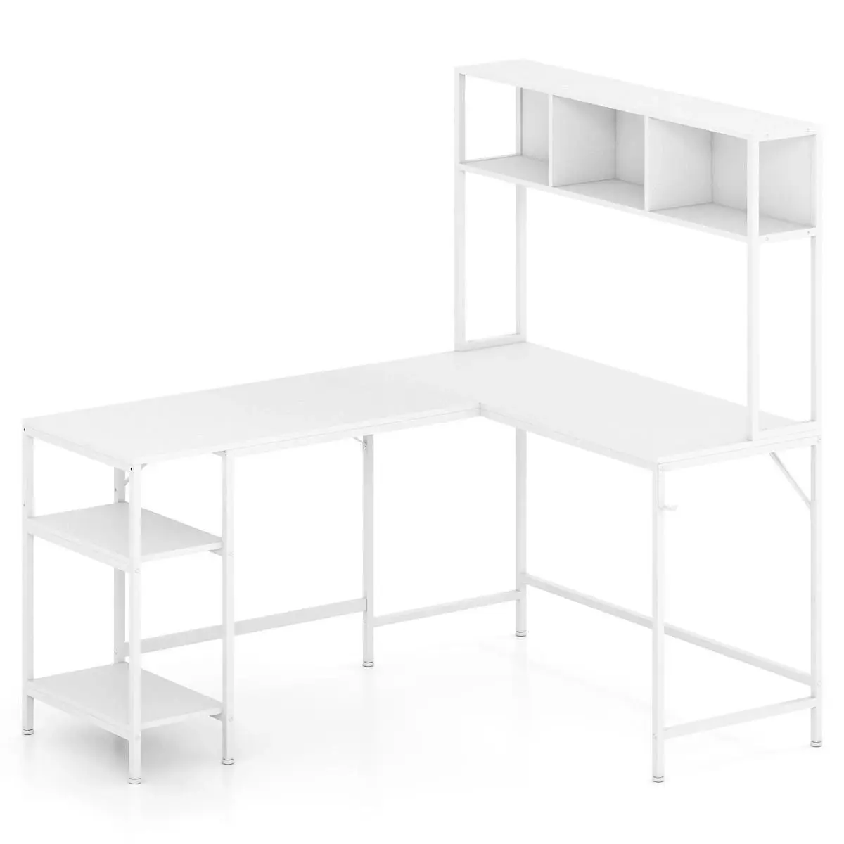 Письменный стол Costway JV12985WH (White) - 2
