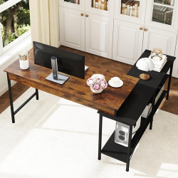 Письменный стол Costway JV12986CF (Brown) Thumb