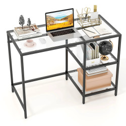 Masa de birou Costway JV13603DK (Black) Thumb