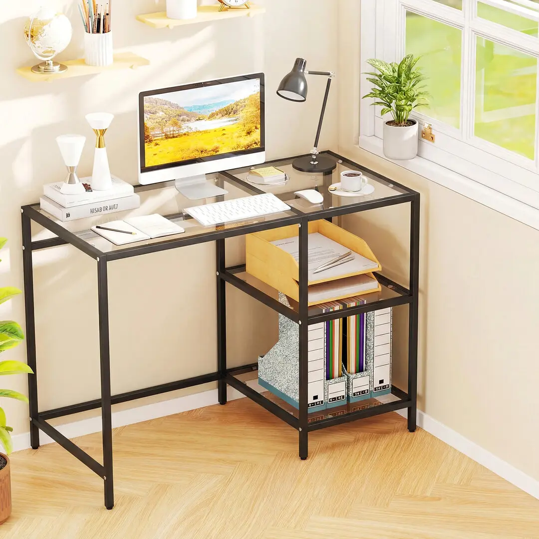 Masa de birou Costway JV13603DK (Black)