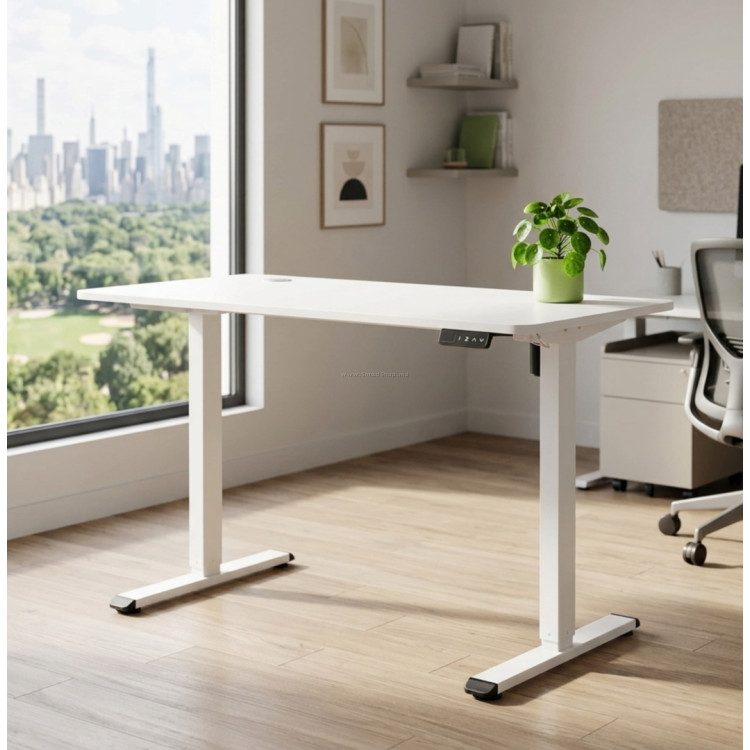 Письменный стол электрический Costway JV12263DE-WH (White)