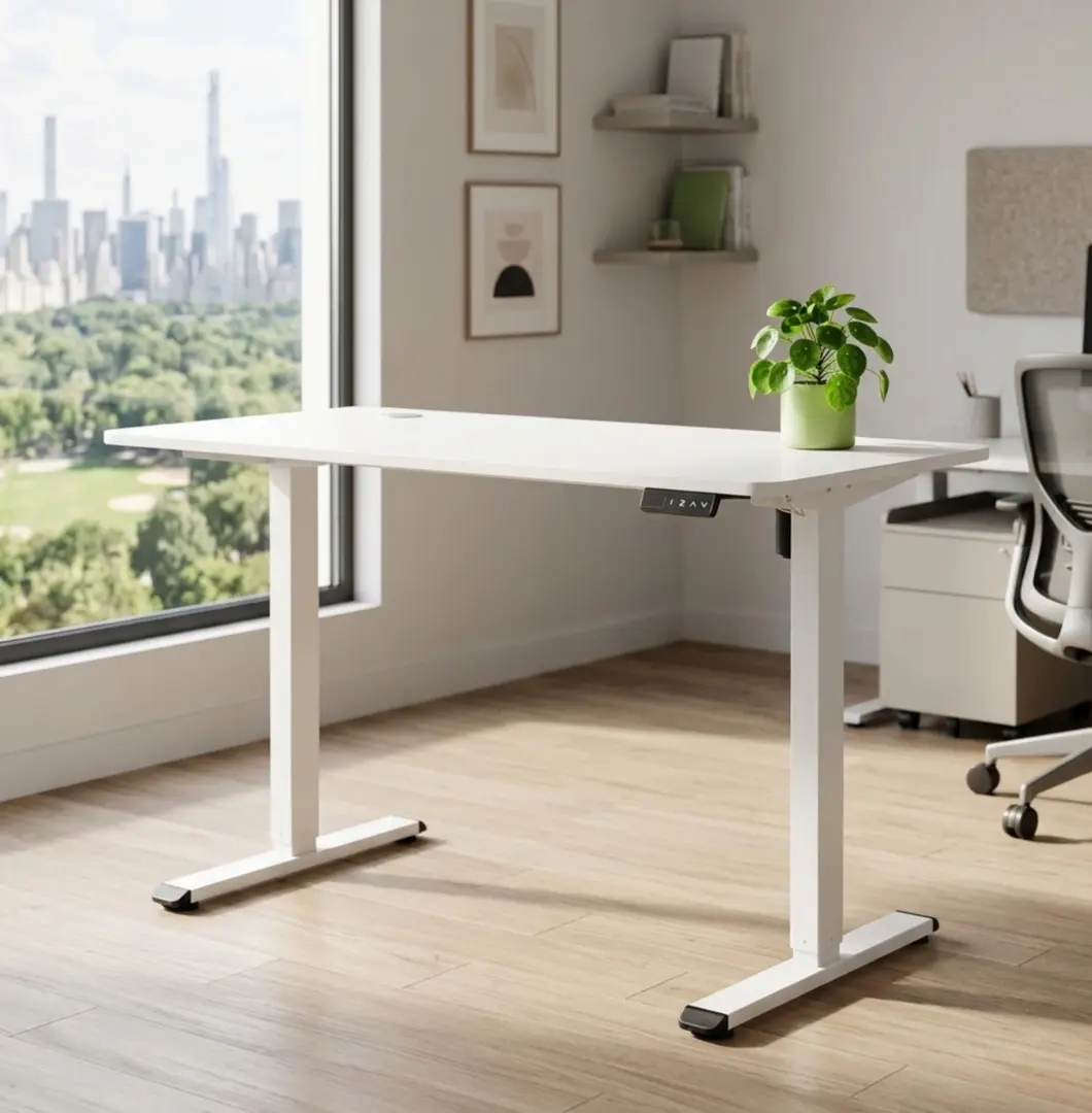 Письменный стол электрический Costway JV12263DE-WH (White)