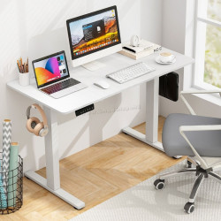 Masa de birou electrica Costway JV12587DE-WH (White)