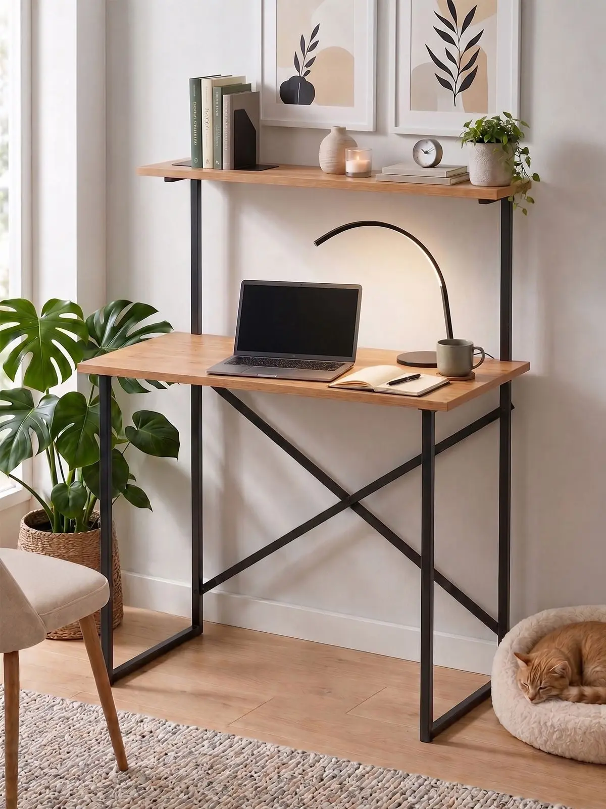 Письменный стол Bofigo Atay (Pine/Black) - 2