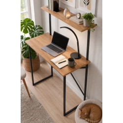 Письменный стол Bofigo Atay (Pine/Black) Thumb