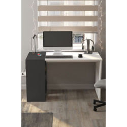 Письменный стол Bofigo Smyrna 120 (Anthracite/White) Thumb