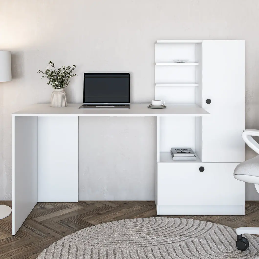 Письменный стол Halmar Hobas (White) - 5