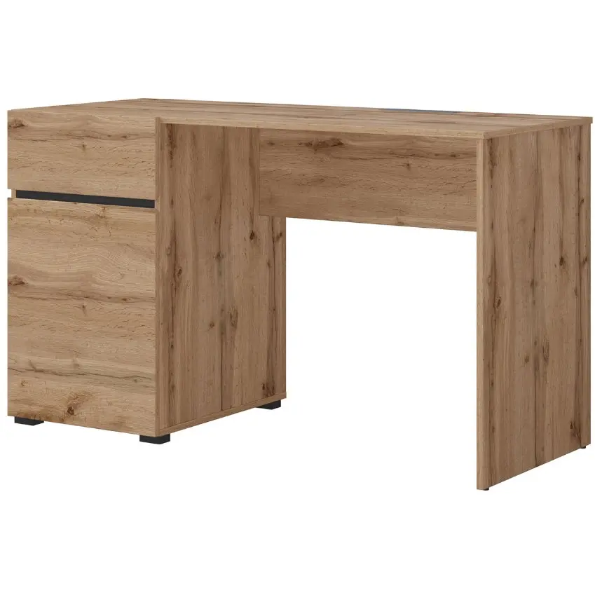 Masa de birou Helvetia Cross 24N6MY07 (Wotan Oak/Black) - 2