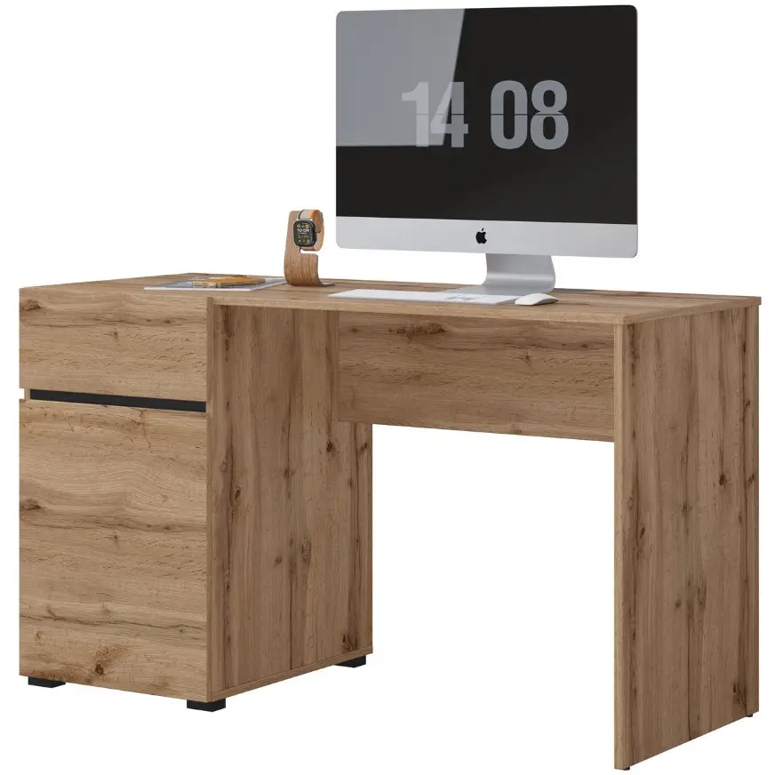Masa de birou Helvetia Cross 24N6MY07 (Wotan Oak/Black) - 5