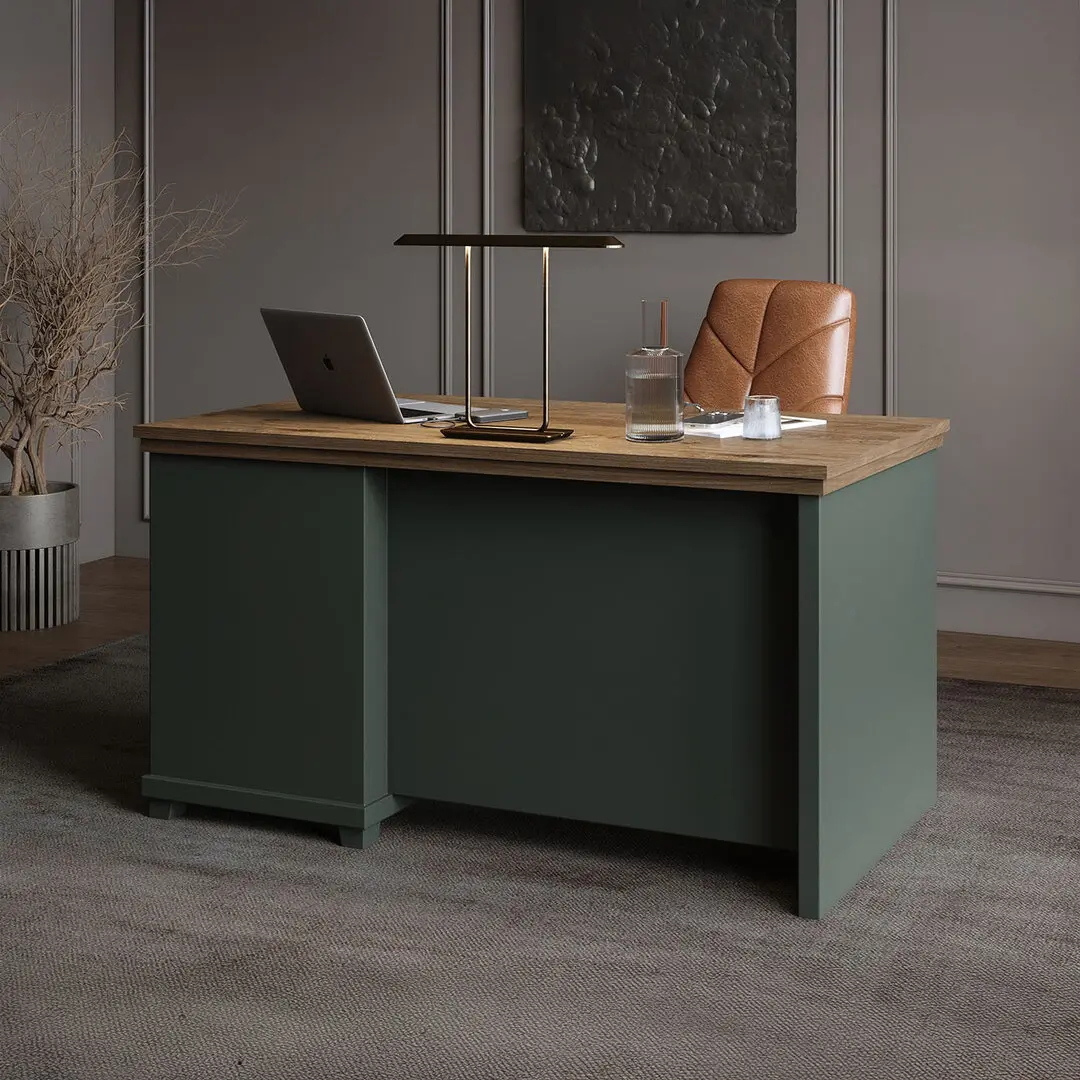 Письменный стол Helvetia Evora 24ZRJU03 (Green/Lefkas Oak)