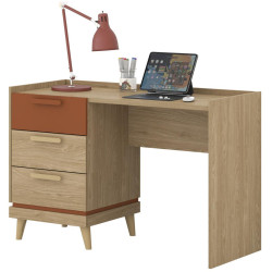 Письменный стол Helvetia Scandi 24D5OH03 (Oiled oak/Brick) Thumb