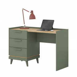 Masa de birou Helvetia Scandi 24GDOH03 (Faded green/Oiled oak) Thumb