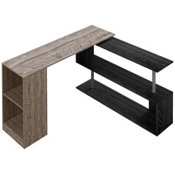 Письменный стол Homcom 836-072V00GY (Grey/Black) Thumb