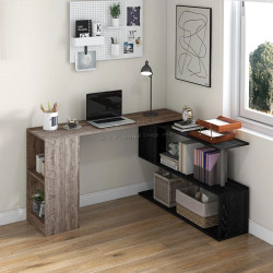 Masa birou Homcom 836-072V00GY (Grey/Black)