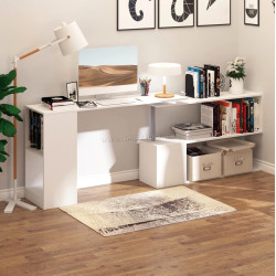 Masa birou Homcom 836-072WT (White)