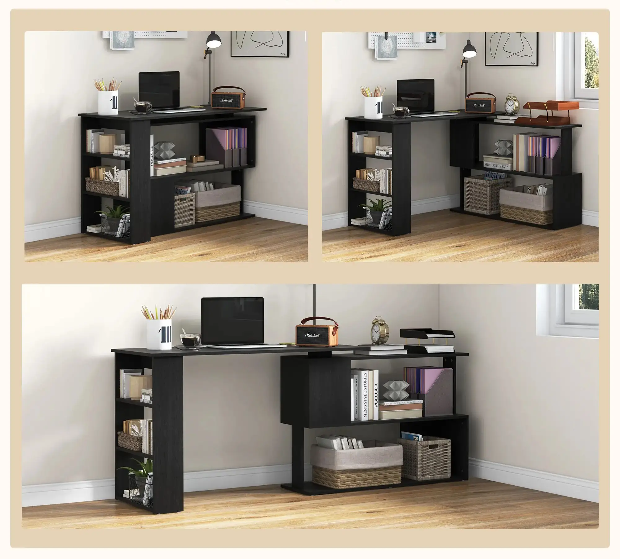 Письменный стол Homcom 836-074BK (Black) - 5