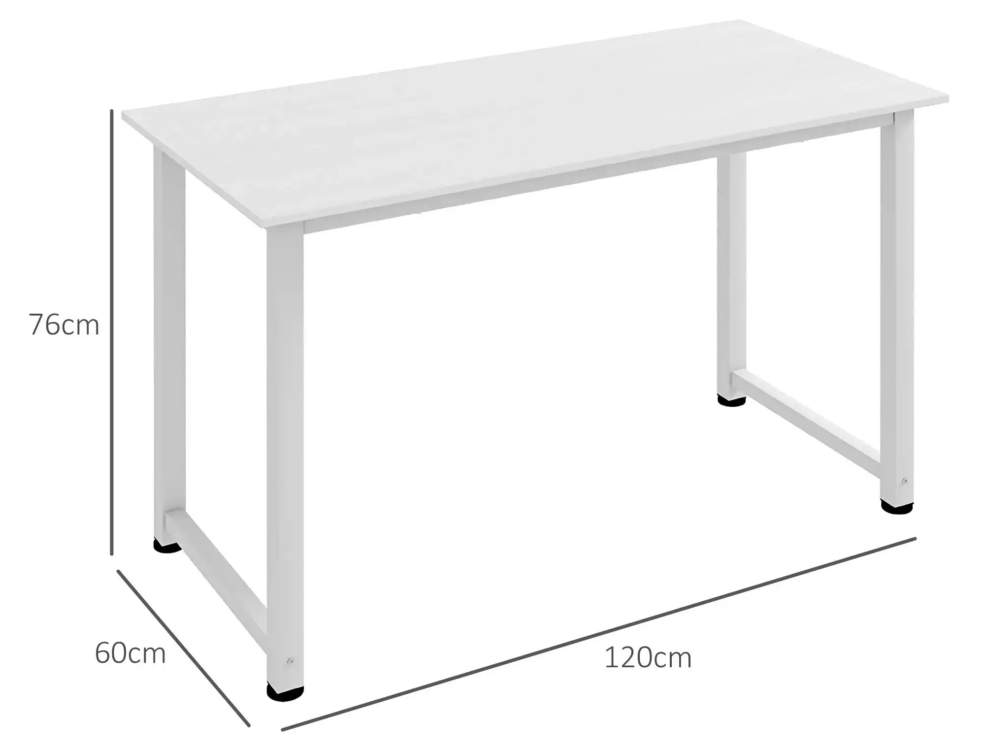 Письменный стол Homcom 836-121V81WT (White) - 4