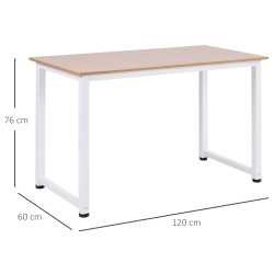 Письменный стол Homcom 836-121WT (White/Natural) Thumb