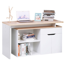 Письменный стол Homcom 836-233V01 (White/Natural) Thumb