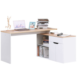 Письменный стол Homcom 836-233V01 (White/Natural) Thumb
