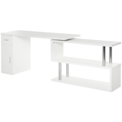 Masa birou Homcom 836-272WT (White) Thumb