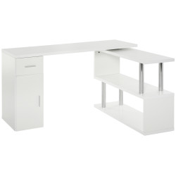 Masa birou Homcom 836-272WT (White) Thumb