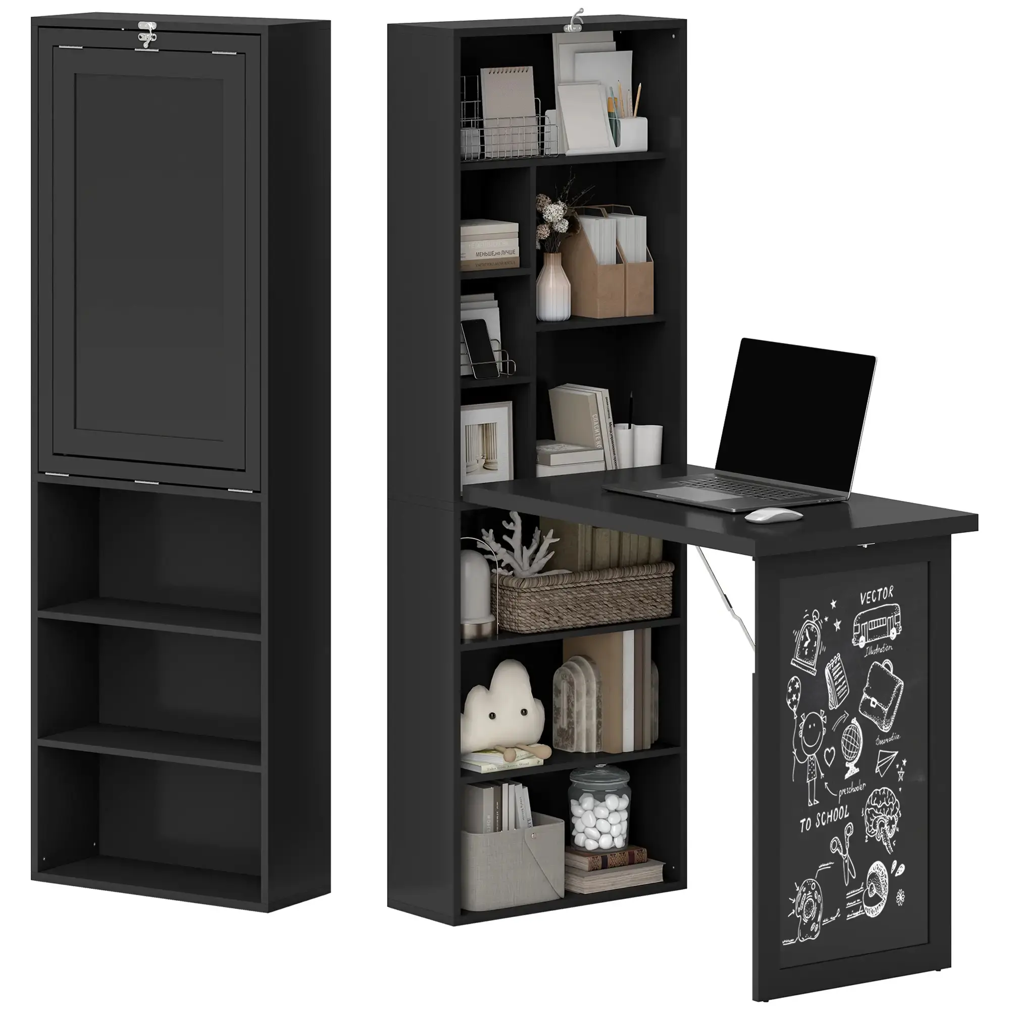Письменный стол Homcom 836-296V80BK (Black) - 3