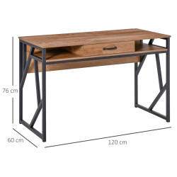 Письменный стол Homcom 836-376 (Brown/Black) Thumb