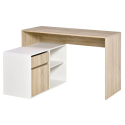 Письменный стол Homcom 836-411 (Oak/White) Thumb