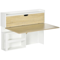 Masa birou Homcom 836-533 (White/Natural) Thumb