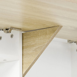 Masa birou Homcom 836-533 (White/Natural) Thumb