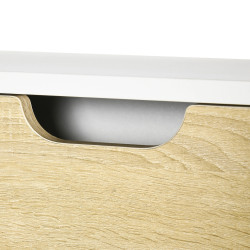 Masa birou Homcom 836-533 (White/Natural) Thumb