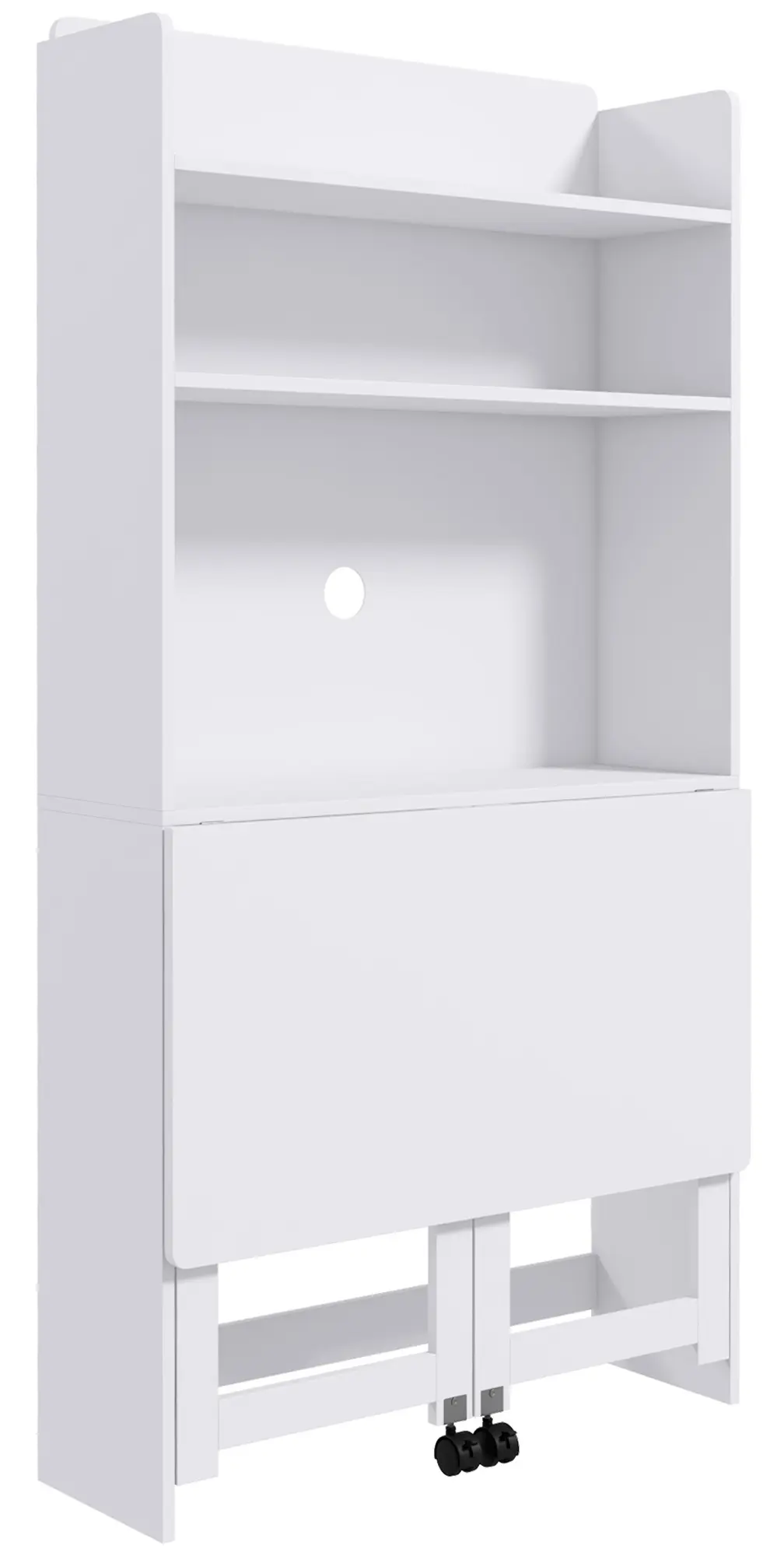 Masa birou Homcom 836-556V80WT (White) - 4