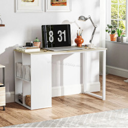 Masa birou Homcom 836-572V00AK (Oak/White)