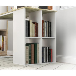 Письменный стол Homcom 836-572V00AK (Oak/White) Thumb