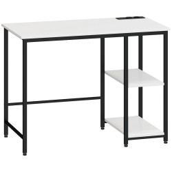 Masa birou Homcom 836-589V90BK (White/Black) Thumb