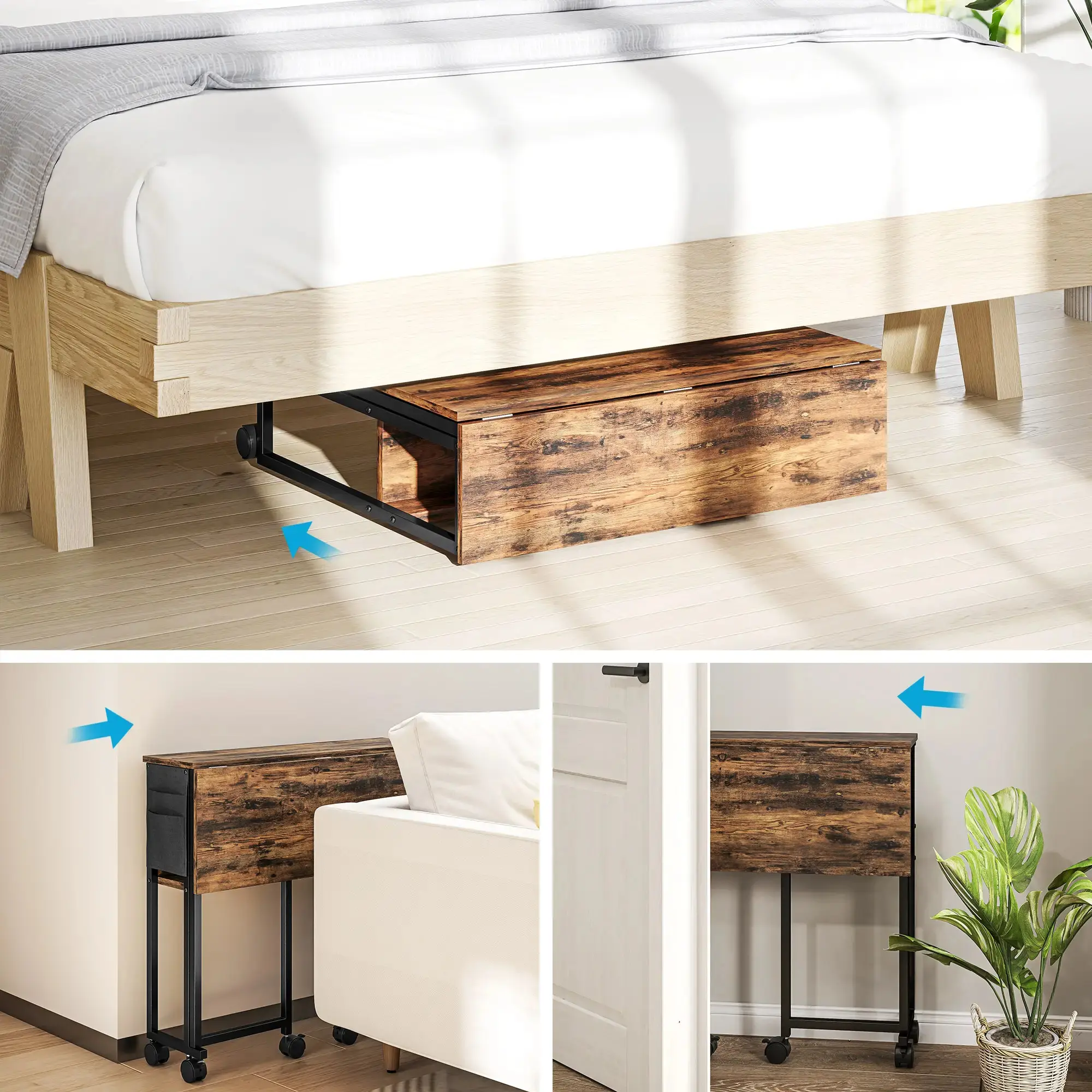 Письменный стол Homcom 836-608V81RB (Rustic Brown) - 7
