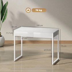 Письменный стол Homcom 836-633V00WT (White Gloss) Thumb