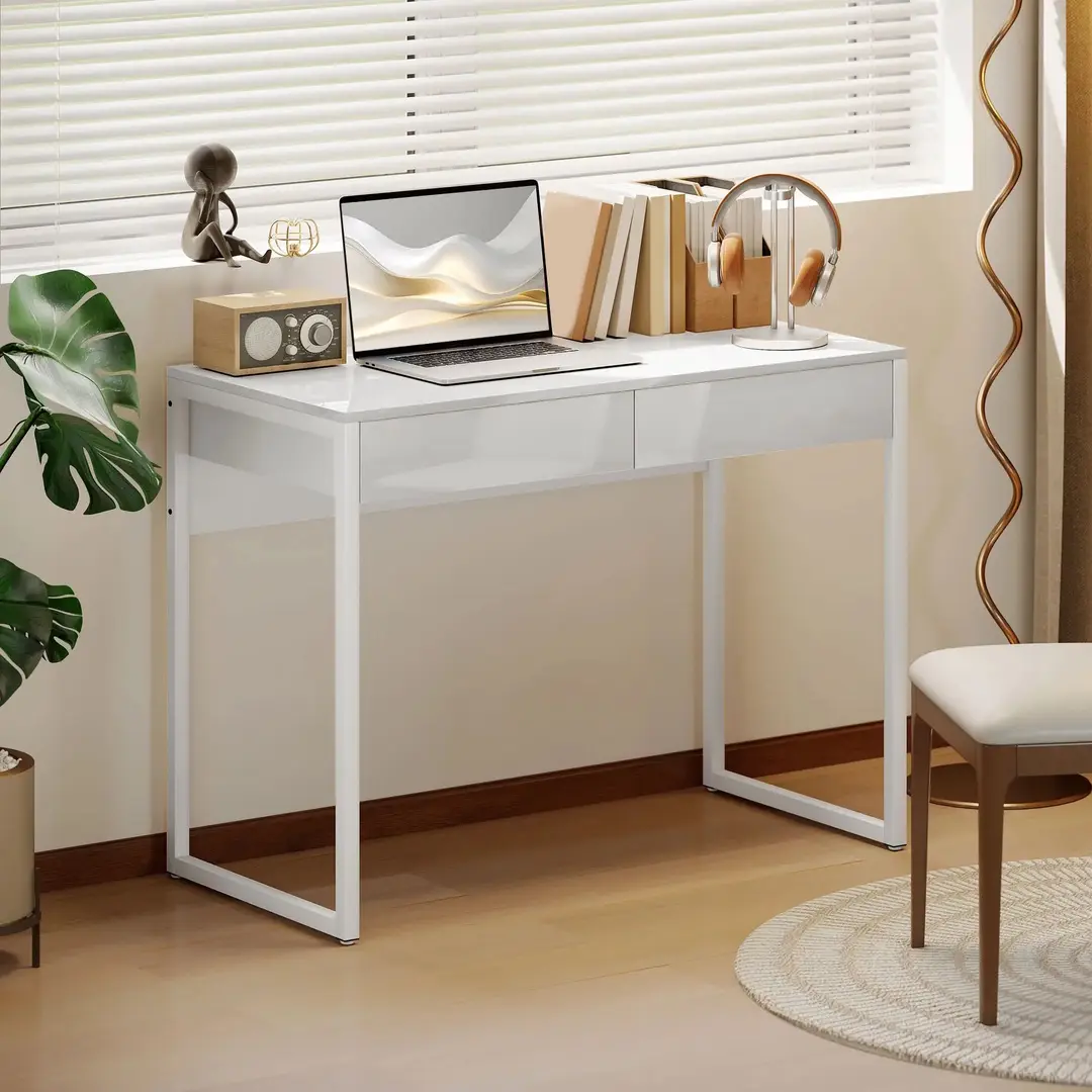 Письменный стол Homcom 836-633V00WT (White Gloss)