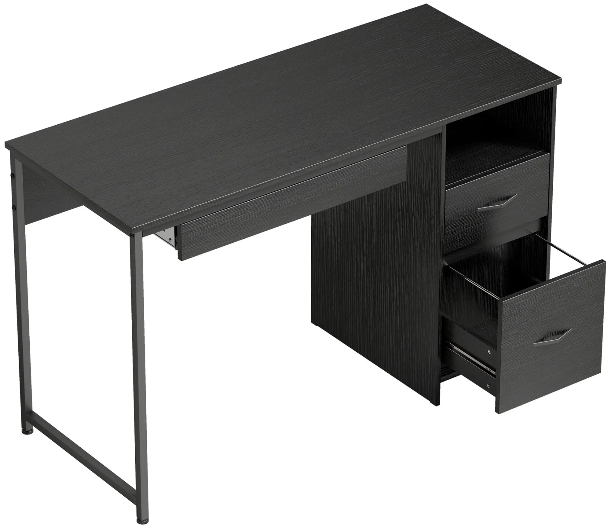 Masa birou Homcom 836-670V00BK (Black) - 3