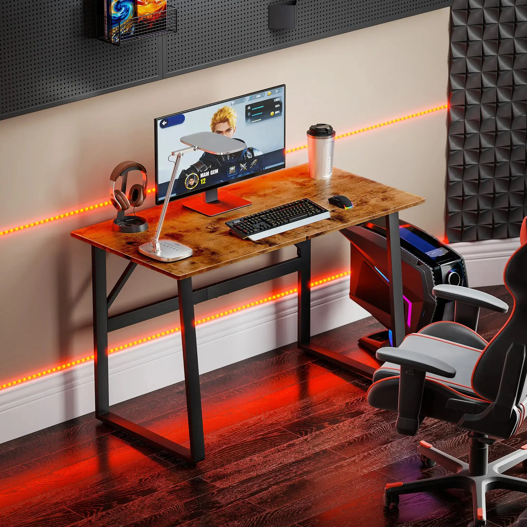 Письменный стол Homcom 836-683V81RB (Rustic Brown) - 6