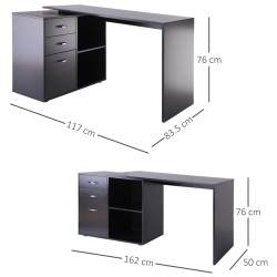 Письменный стол Homcom 920-037BK (Black) Thumb