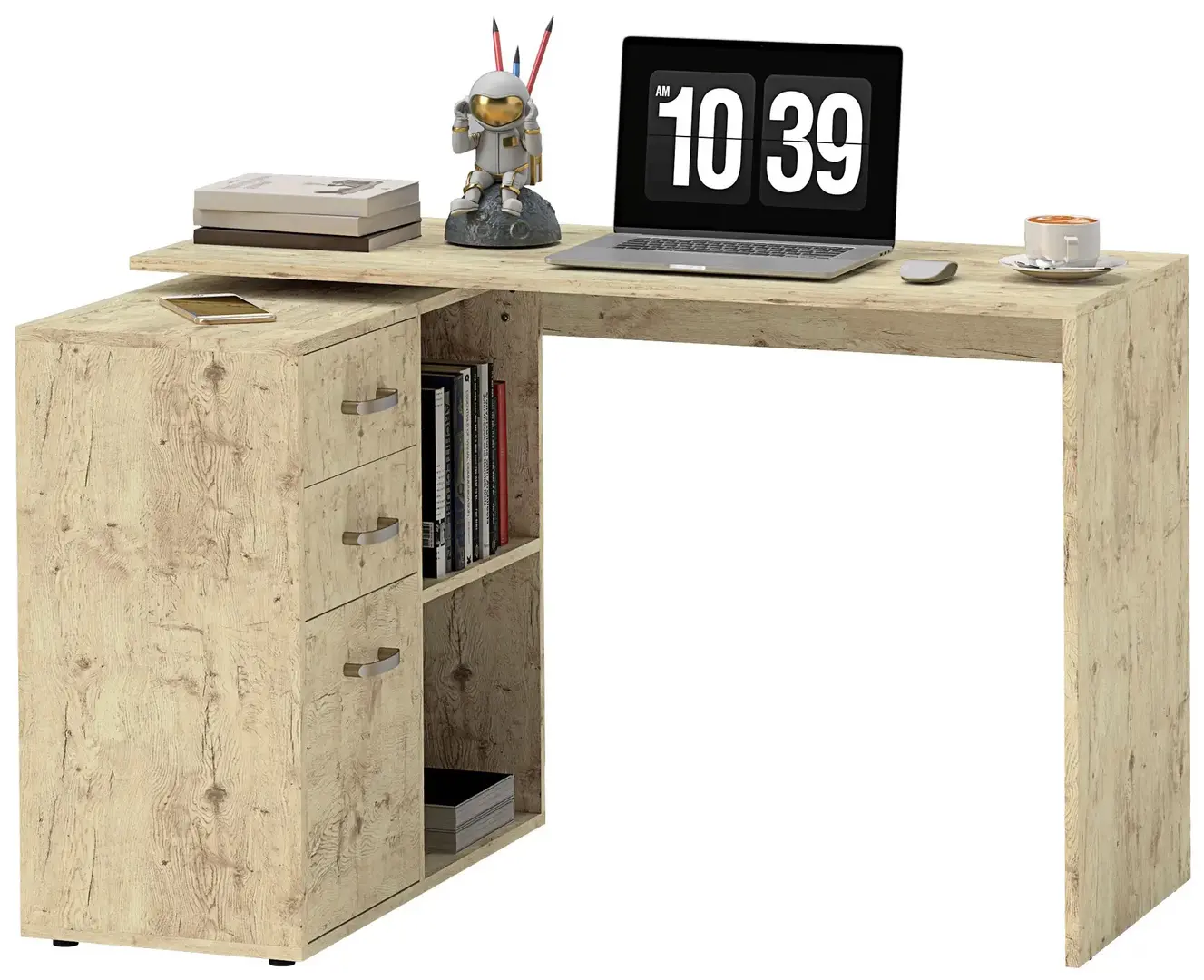 Masa birou Homcom 920-037V00ND (Natural)