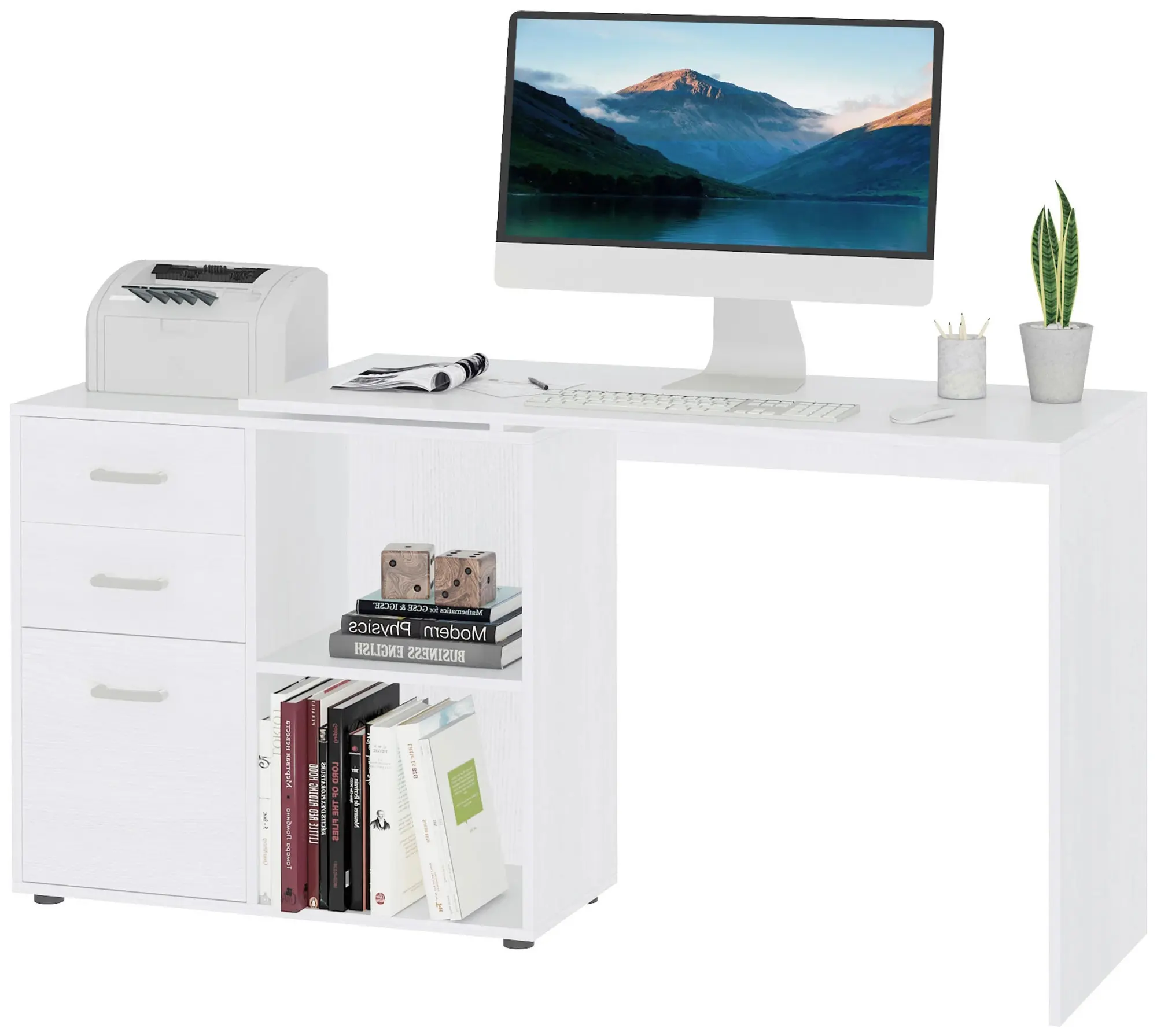 Письменный стол Homcom 920-037WT (White) - 2