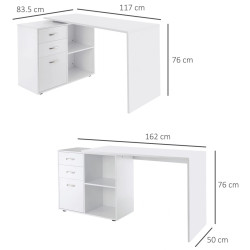 Письменный стол Homcom 920-037WT (White) Thumb