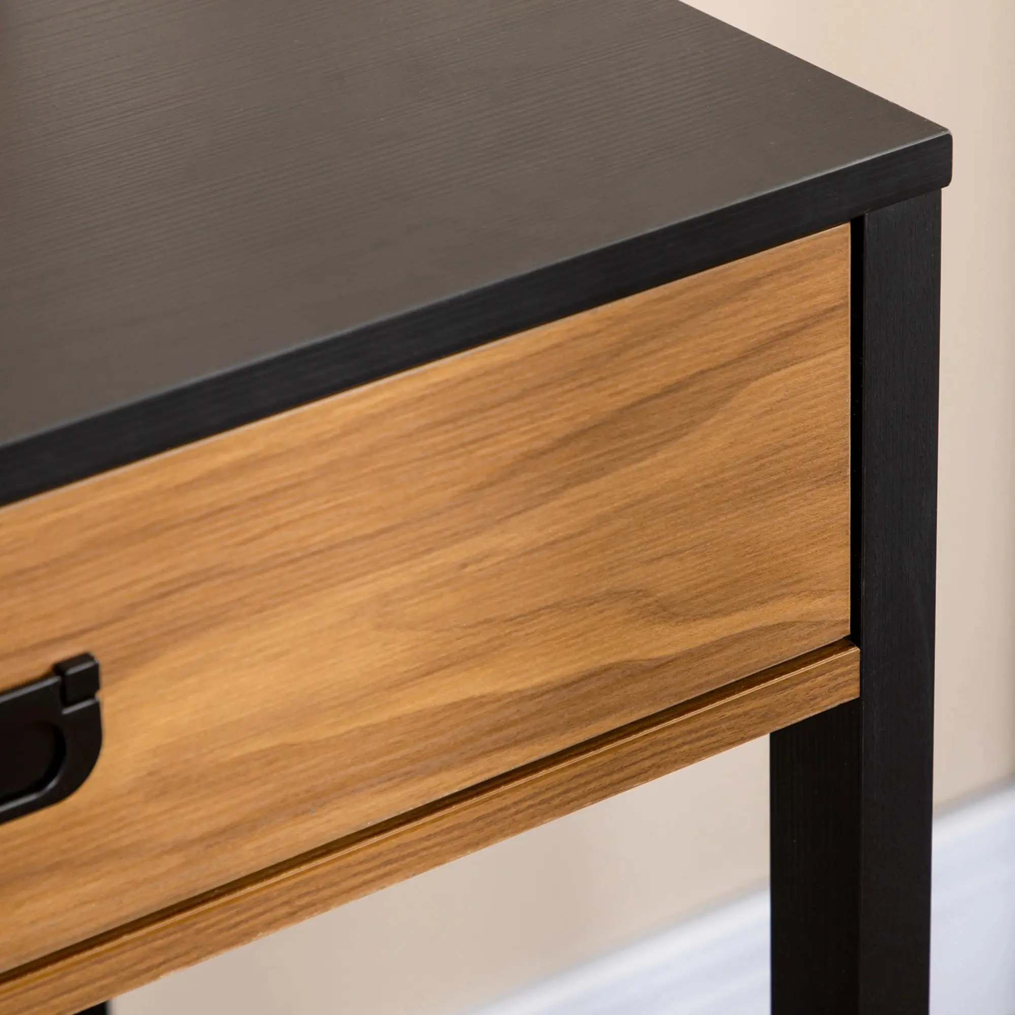 Стол компьютерный Homcom 836-507 (Black/Walnut) - 4