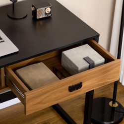 Стол компьютерный Homcom 836-507 (Black/Walnut) Thumb