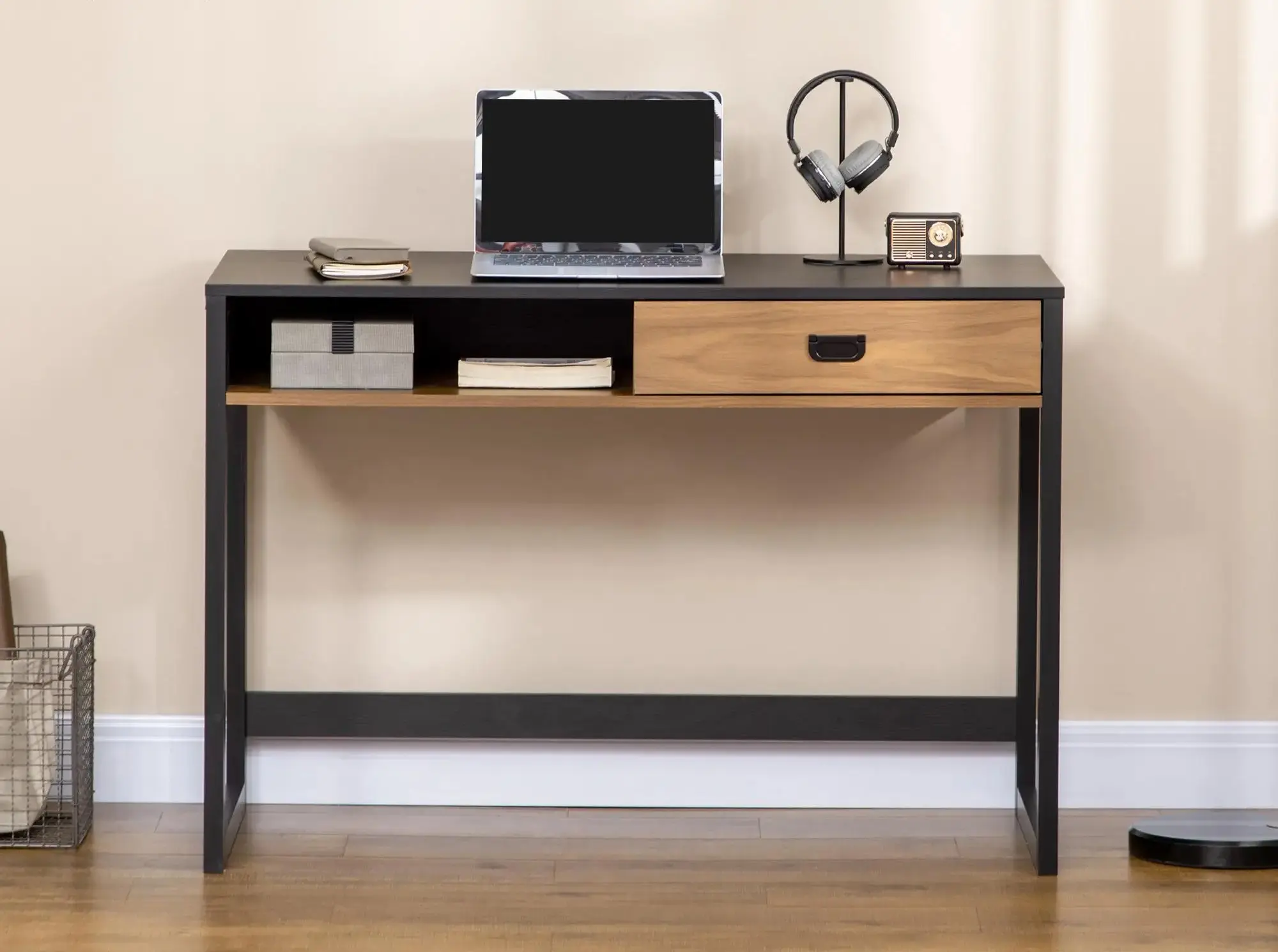 Стол компьютерный Homcom 836-507 (Black/Walnut) - 8