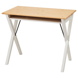 Письменный стол Ikea Bollpojke 90x55 (Сосна/Белый) Thumb