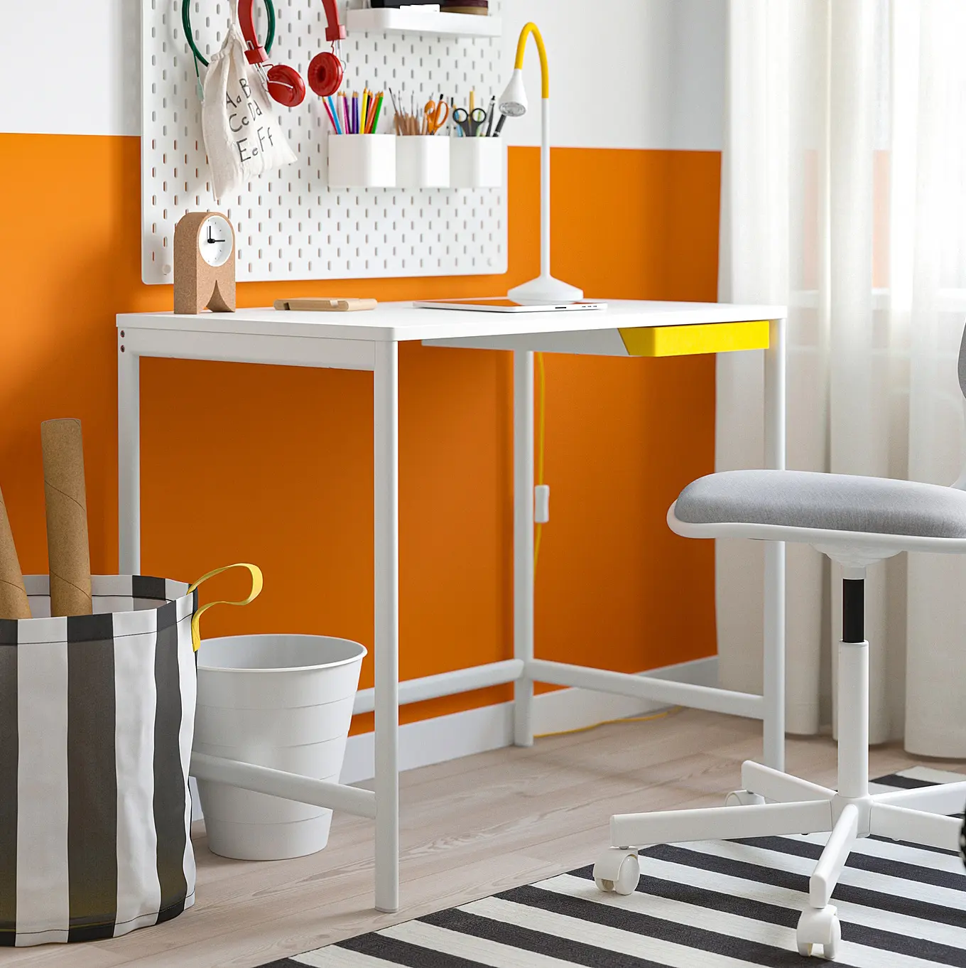 Письменный стол Ikea Enkroken 85x56x75 (Белый) - 3